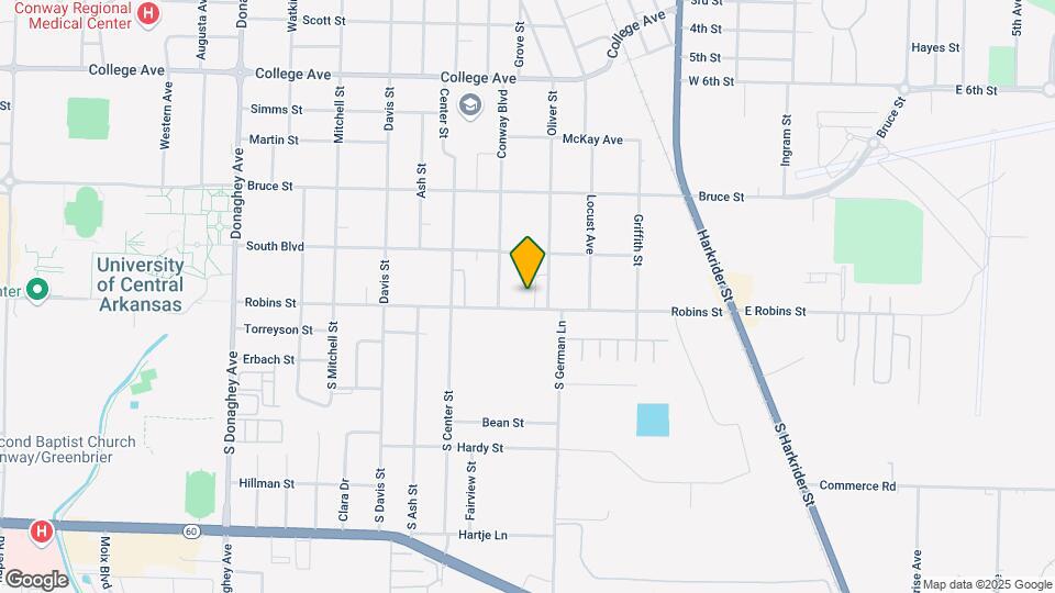 1410 Robins St Map and Location Details