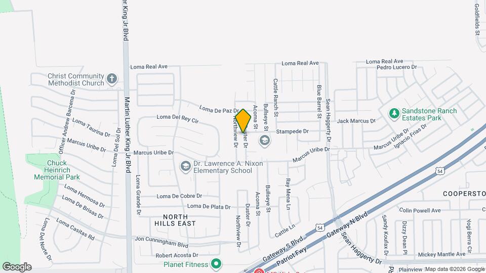 11249 Duster Dr Map and Location Details