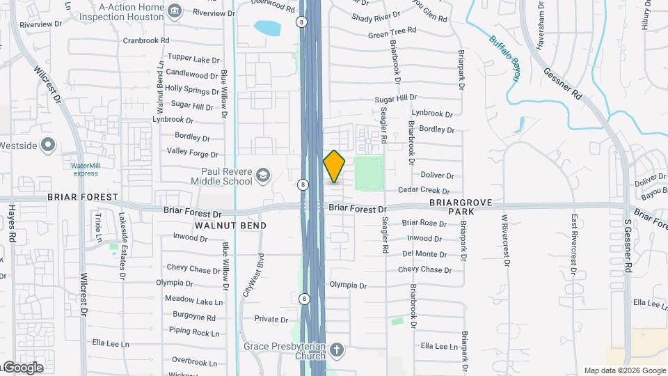 10336 Briar Forest Dr Map and Location Details