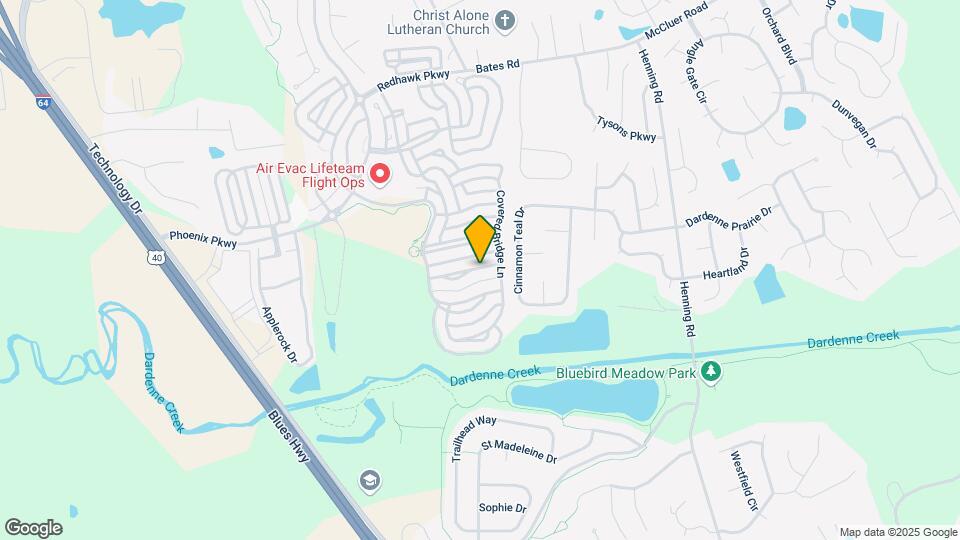 526 Copper Meadows Ln Map and Location Details