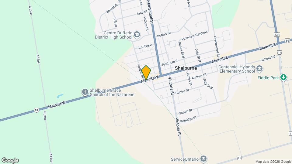 215 Main St W Map and Location Details