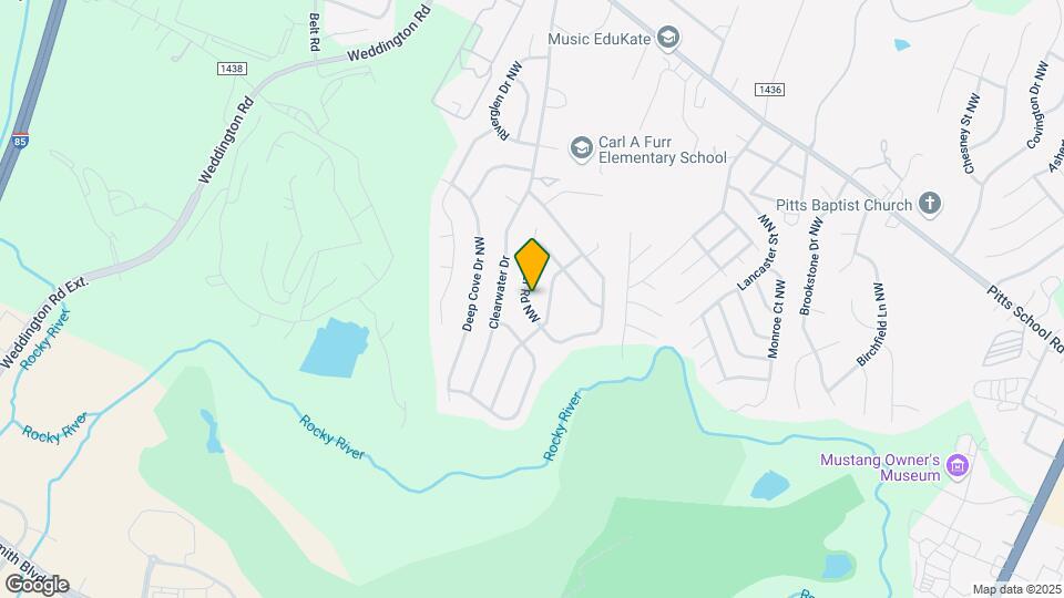 4026 Clover Rd NW Map and Location Details