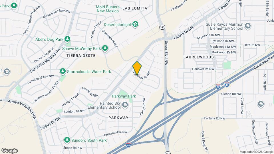 8123 Waterbury Pl NW Map and Location Details