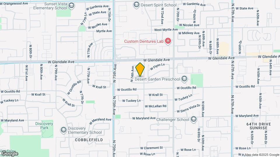 7315 W Fleetwood Ln Mapa y Detalles de la Ubicación