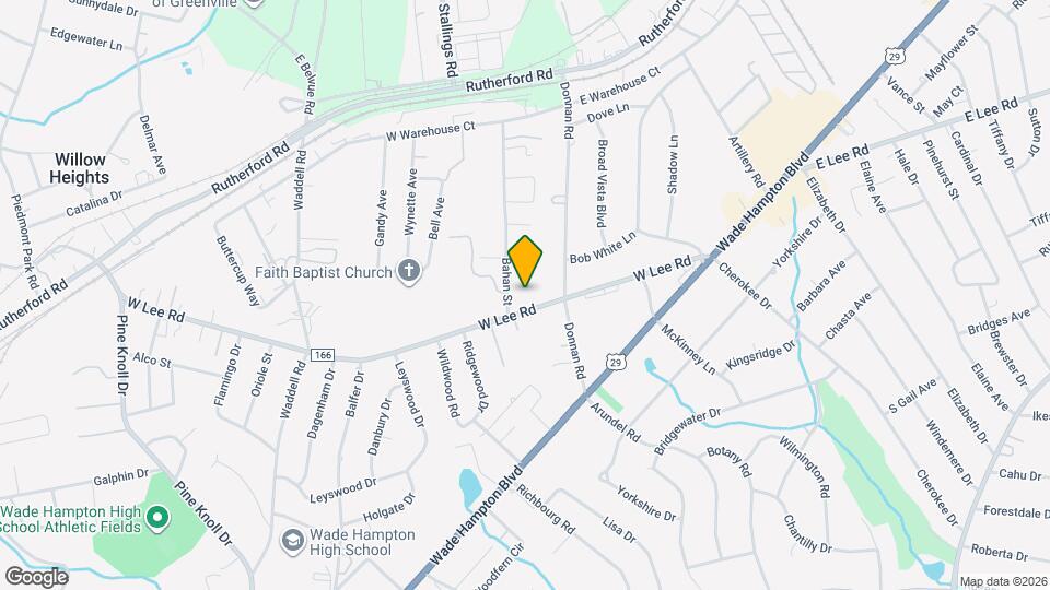 206 W Lee Rd Map and Location Details