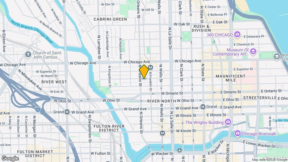 217 W Huron St Mapa y Detalles de la Ubicación