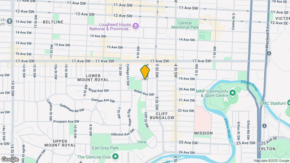 1907 5a St SW Map and Location Details