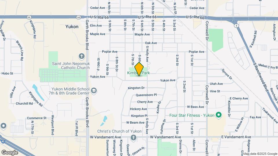 617 Yukon Ave Map and Location Details