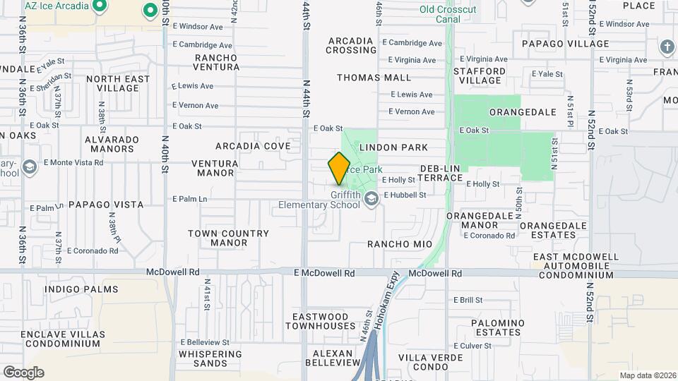 4437 E Hubbell St Map and Location Details