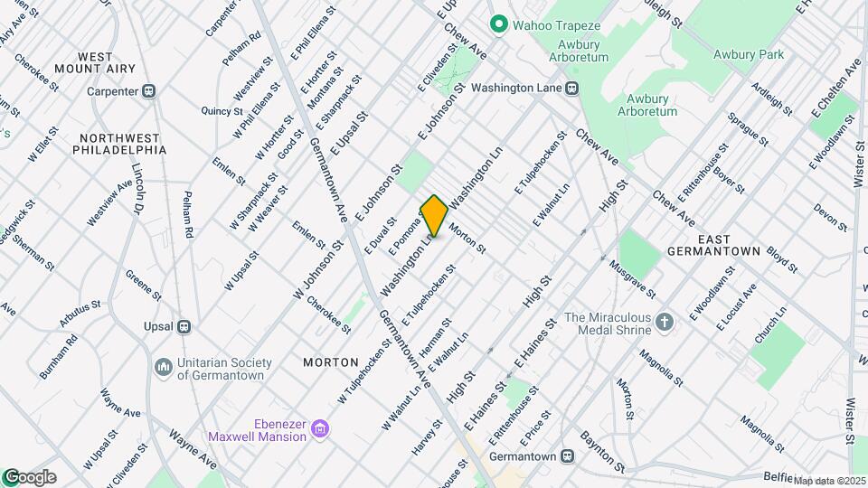 134 E Washington Ln, Unit 2 Map and Location Details