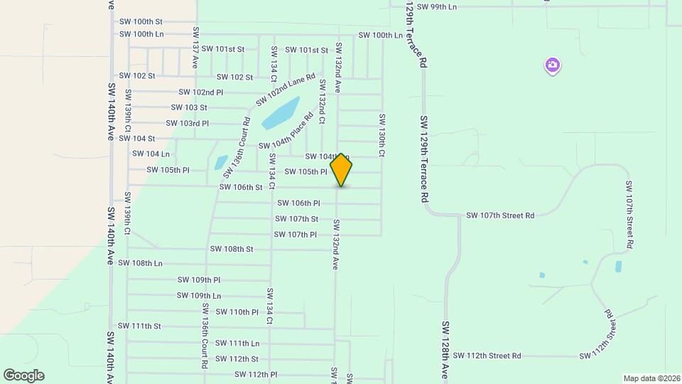 13196 SW 106th St Map and Location Details