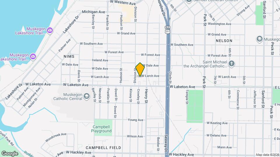 839 W Larch Ave Map and Location Details
