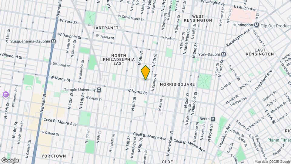 2043 N Randolph St Map and Location Details