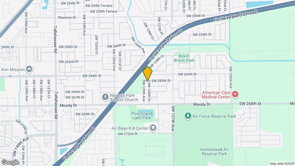 26508 SW 128th Ct Map and Location Details