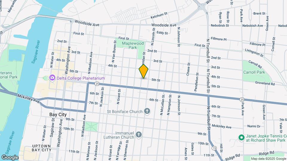816 N Sheridan St Map and Location Details