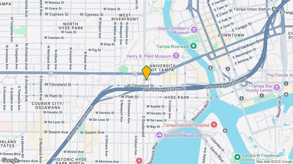 110 S Boulevard Mapa y Detalles de la Ubicación