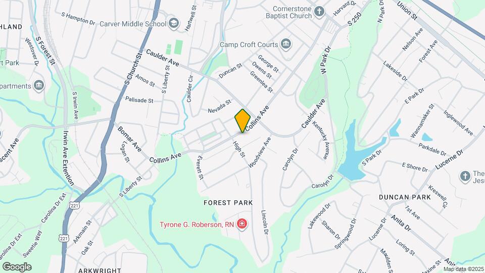 215 Collins Ave Map and Location Details