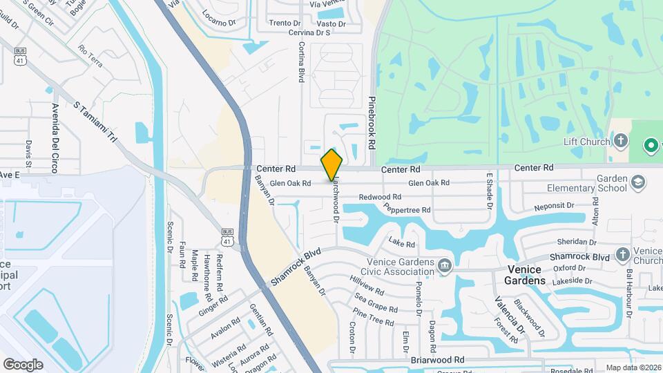 264 Glen Oak Rd Map and Location Details