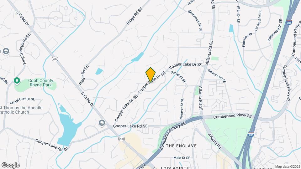 1840 Cooper Lake Dr SE Map and Location Details