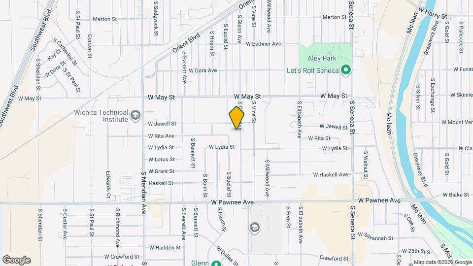 2119 S Glenn Ave Map and Location Details