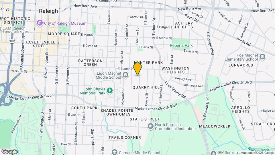 714 1/2 S State St Map and Location Details