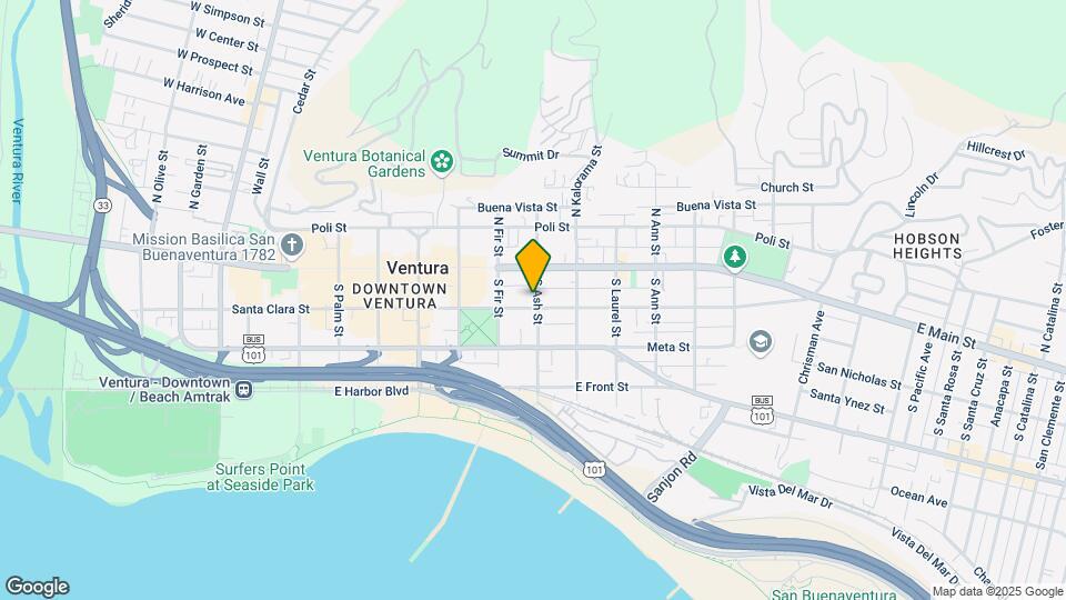 91 S Ash St Mapa y Detalles de la Ubicación