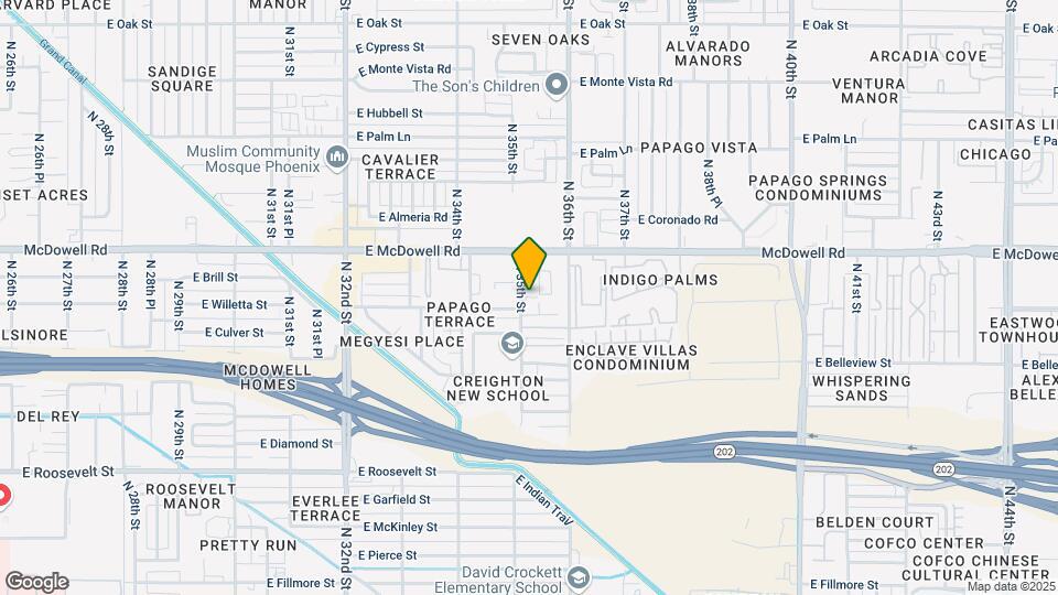 1435 N 35th St Map and Location Details