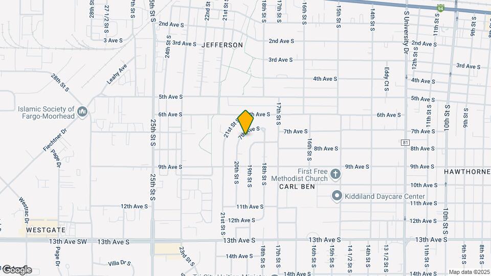 1834 7th Ave S Map and Location Details