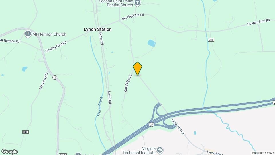 1275 Lynch Mill Rd Map and Location Details