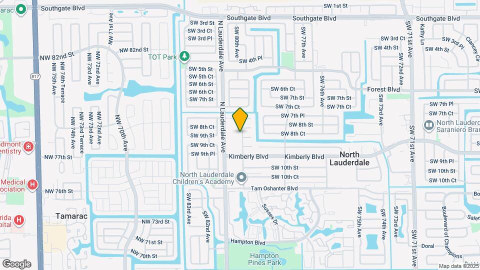 890A SW 80th Ave, Unit 890 Mapa y Detalles de la Ubicación