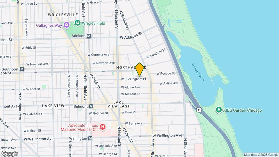 652 W Buckingham Pl, Unit 2e Map and Location Details