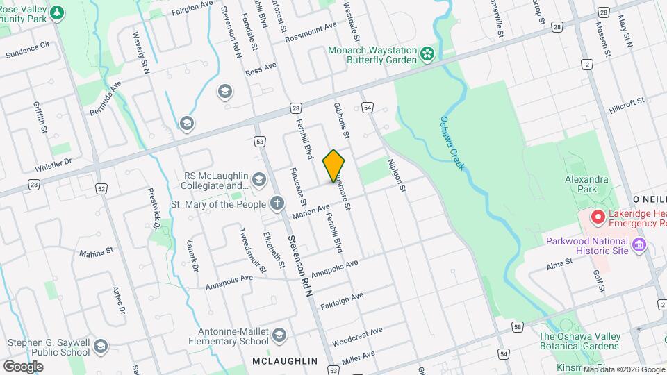 447 Cunningham Ave Map and Location Details