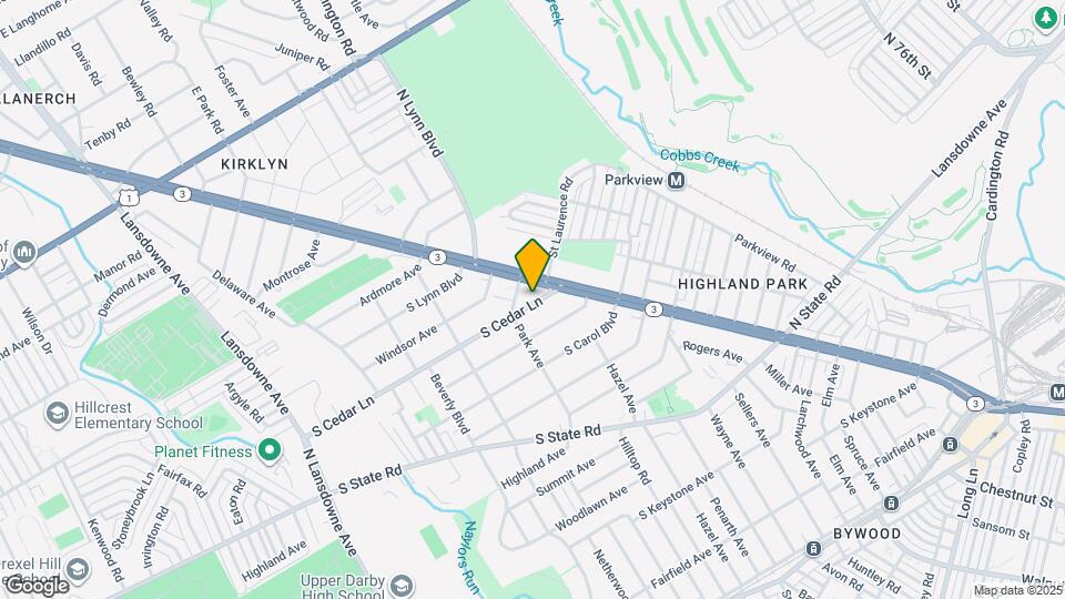 6 S Cedar Ln Map and Location Details