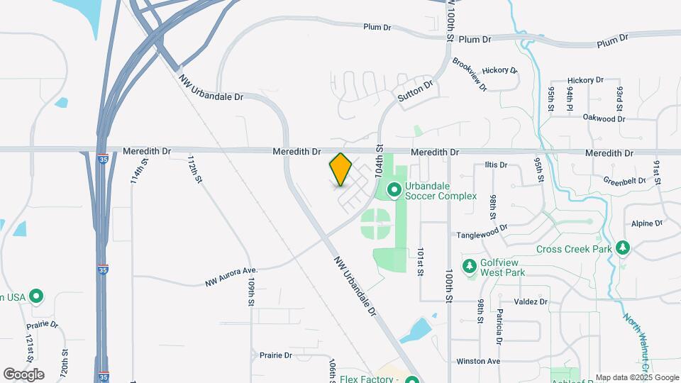4430 104th St, Unit 1 Map and Location Details