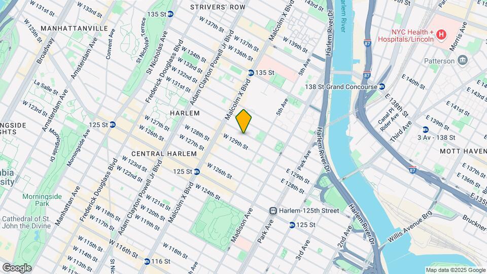 30 W 130th St Map and Location Details