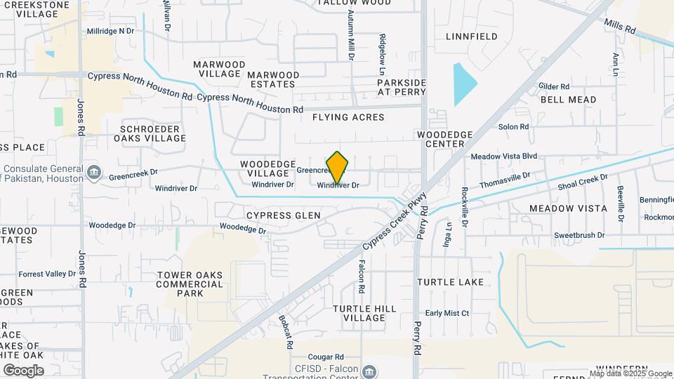 10003 Windriver Dr Map and Location Details