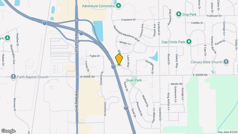 1249 James Ct Mapa y Detalles de la Ubicación