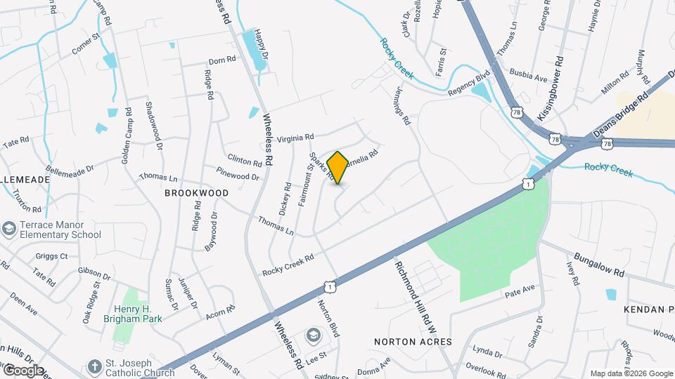 2425 Sparks Rd Map and Location Details