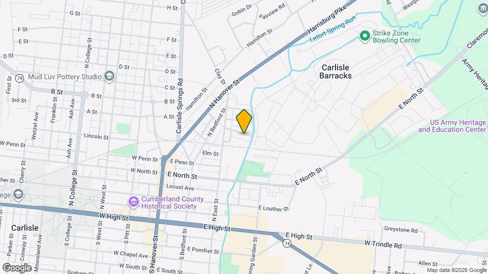 262 McKnight St Map and Location Details