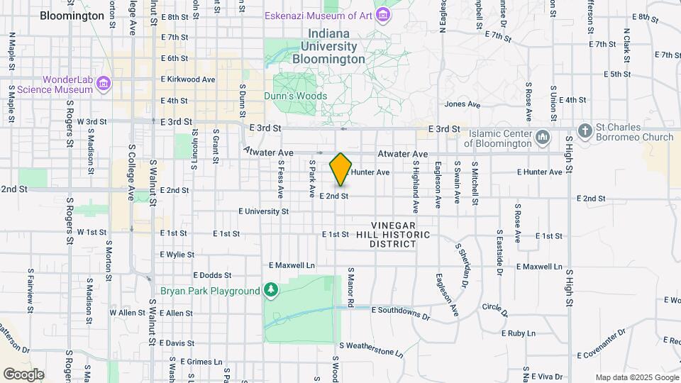 525 S Woodlawn Ave Mapa y Detalles de la Ubicación