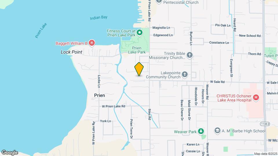 4030 W Prien Lake Rd Mapa y Detalles de la Ubicación