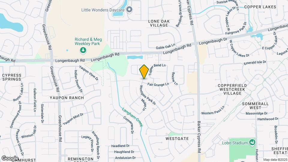 18334 Fair Grange Ln Map and Location Details