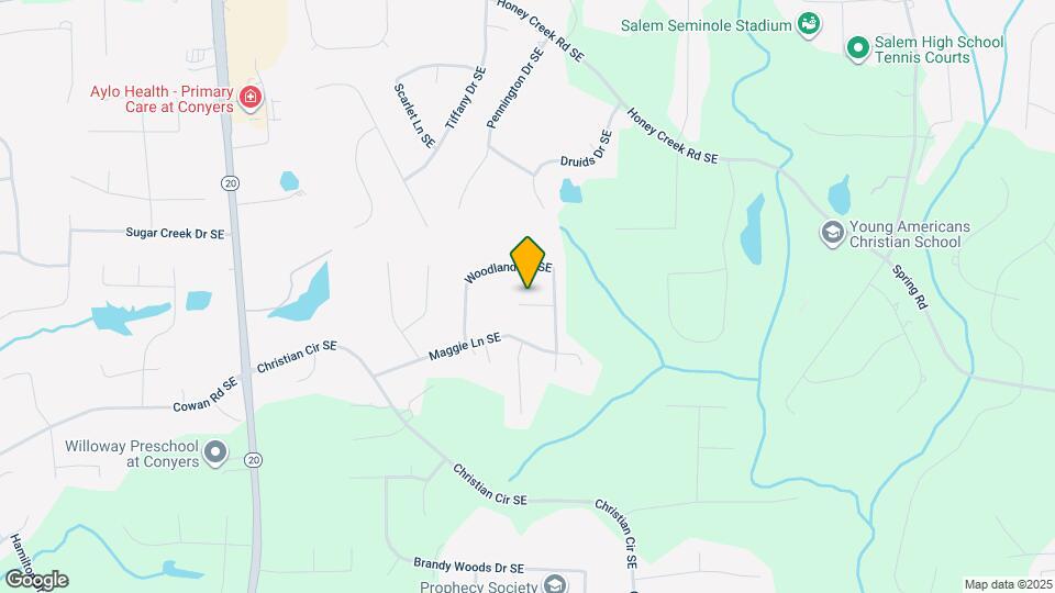1234 Woodland Ct SE Map and Location Details