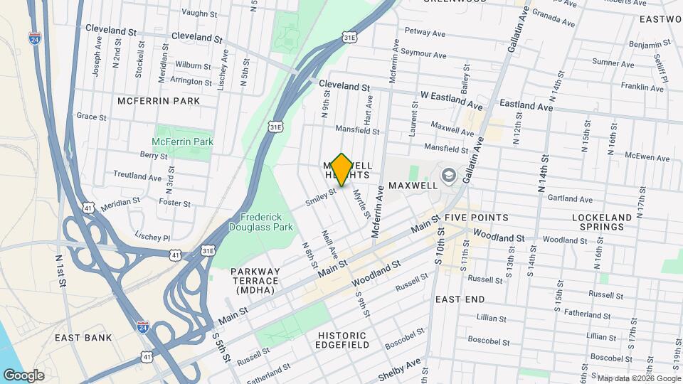 906 Smiley St Mapa y Detalles de la Ubicación