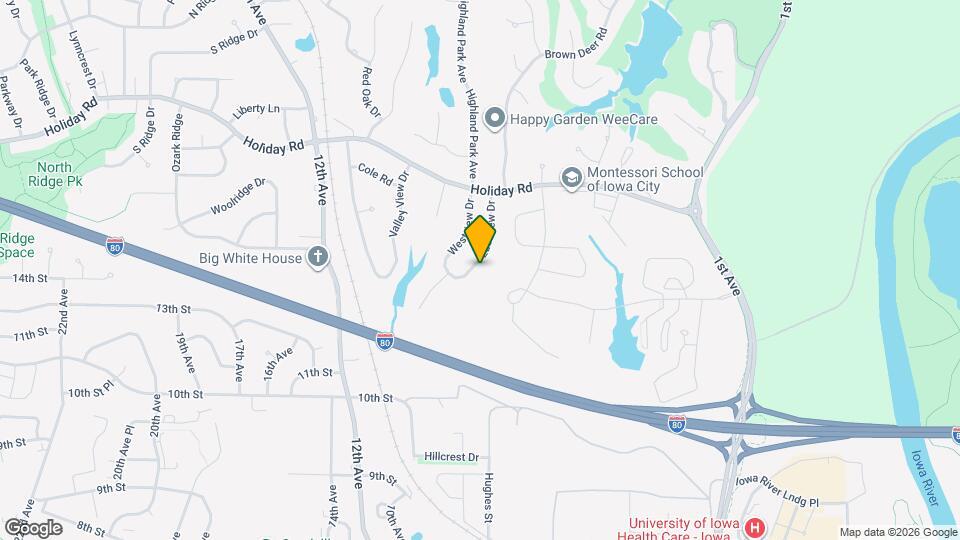 1425 1/2 Eastview Dr Map and Location Details