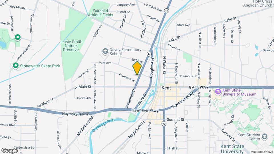 136 N Mantua St Map and Location Details