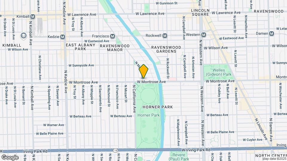 2724 W Montrose Ave Map and Location Details