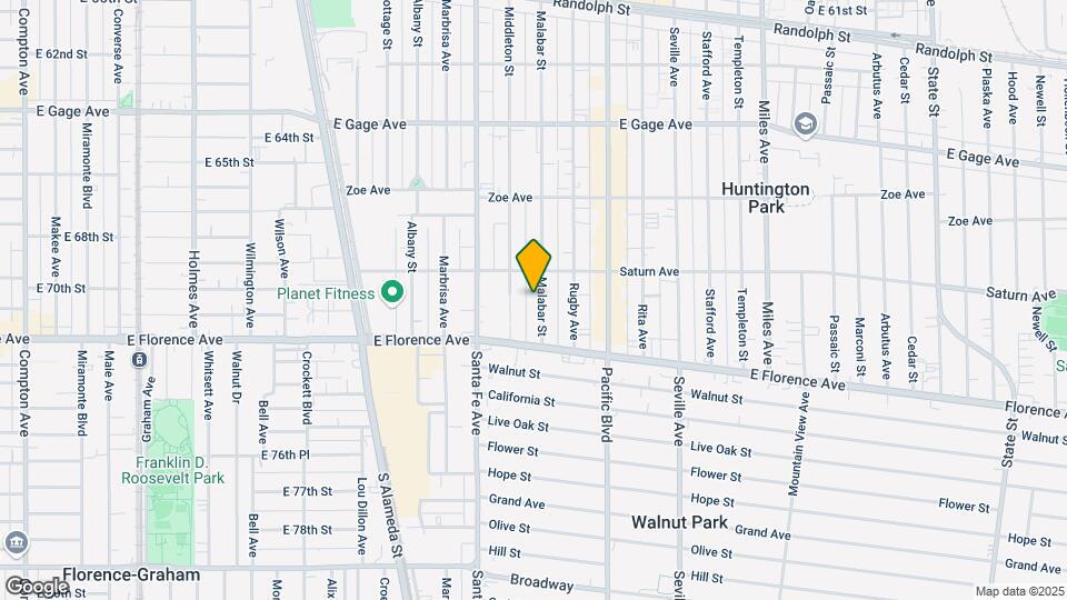 7013 Malabar St Mapa y Detalles de la Ubicación