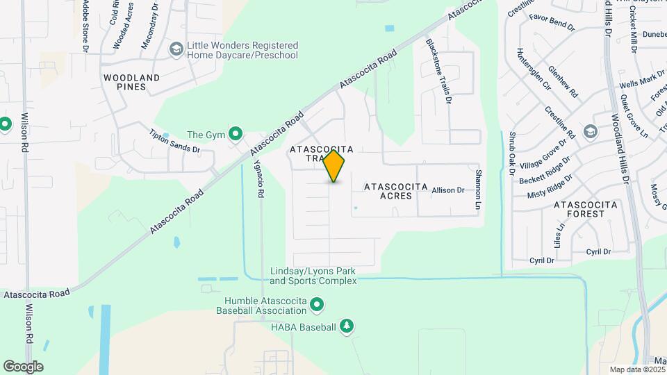 17030 Atascocita Bend Dr Map and Location Details