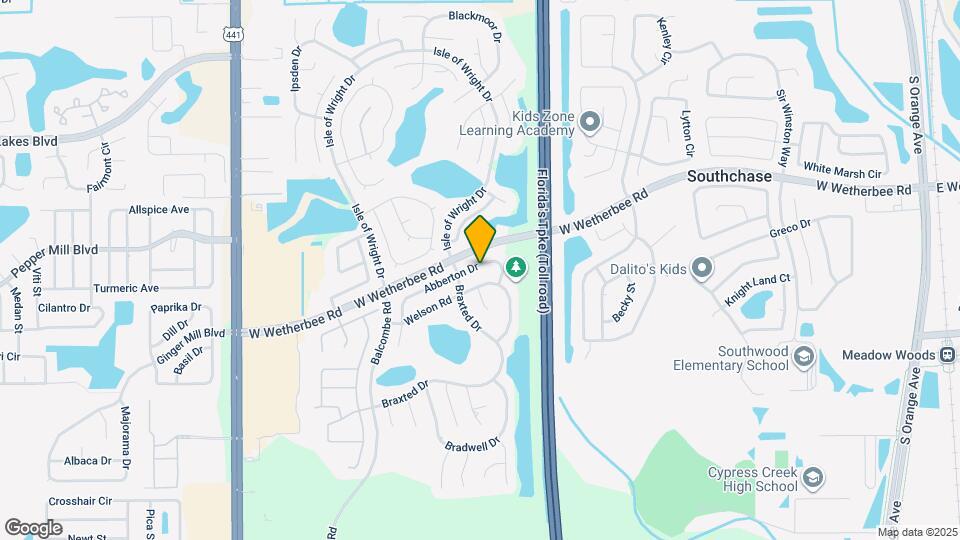 1318 Abberton Dr Map and Location Details